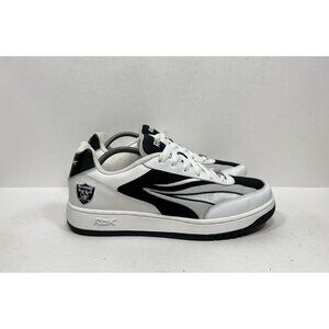 Vintage Reebok NFL Las Vegas Raiders Shoes Men’s Size 10.5 Black Silver Oakland